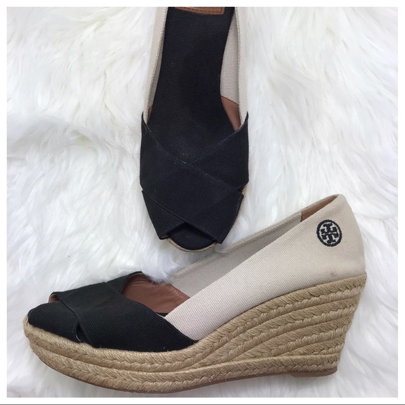 Tory Burch Shoes - Tory Burch | Peep Toe Wedge